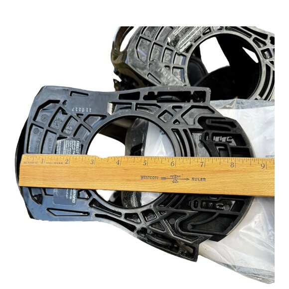 Burton Freestyle Mens Black Snowboard Bindings Sz M (8-11) Support 3 #252184001M - Picture 15 of 16